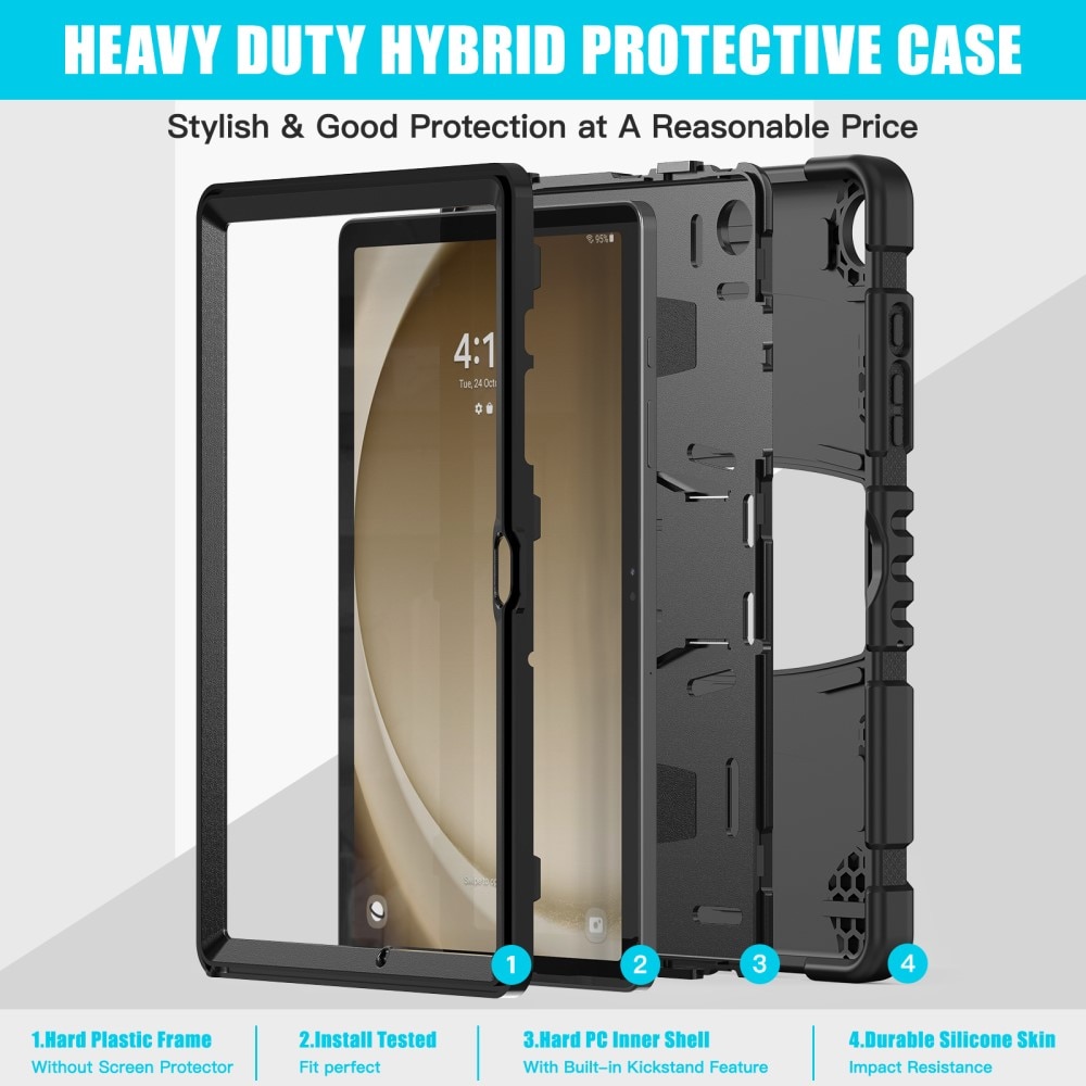 Coque Subblim Shock Case Noire pour Samsung Galaxy Tab A9 Plus