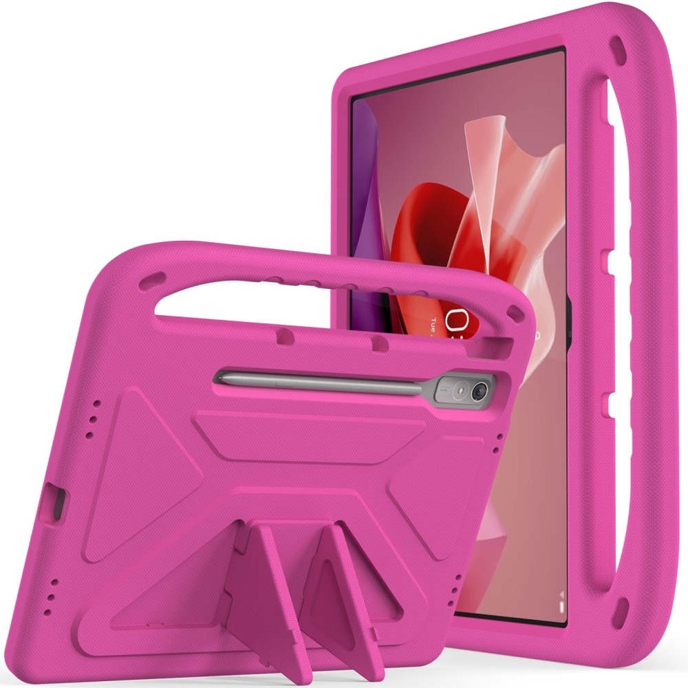 Case Kids with Handle Lenovo Tab P12 Pink