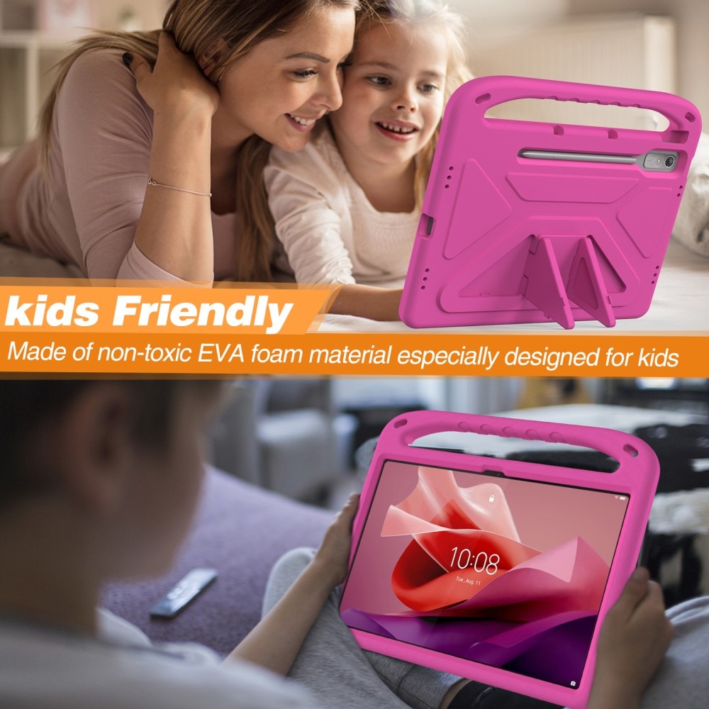 Case Kids with Handle Lenovo Tab P12 Pink