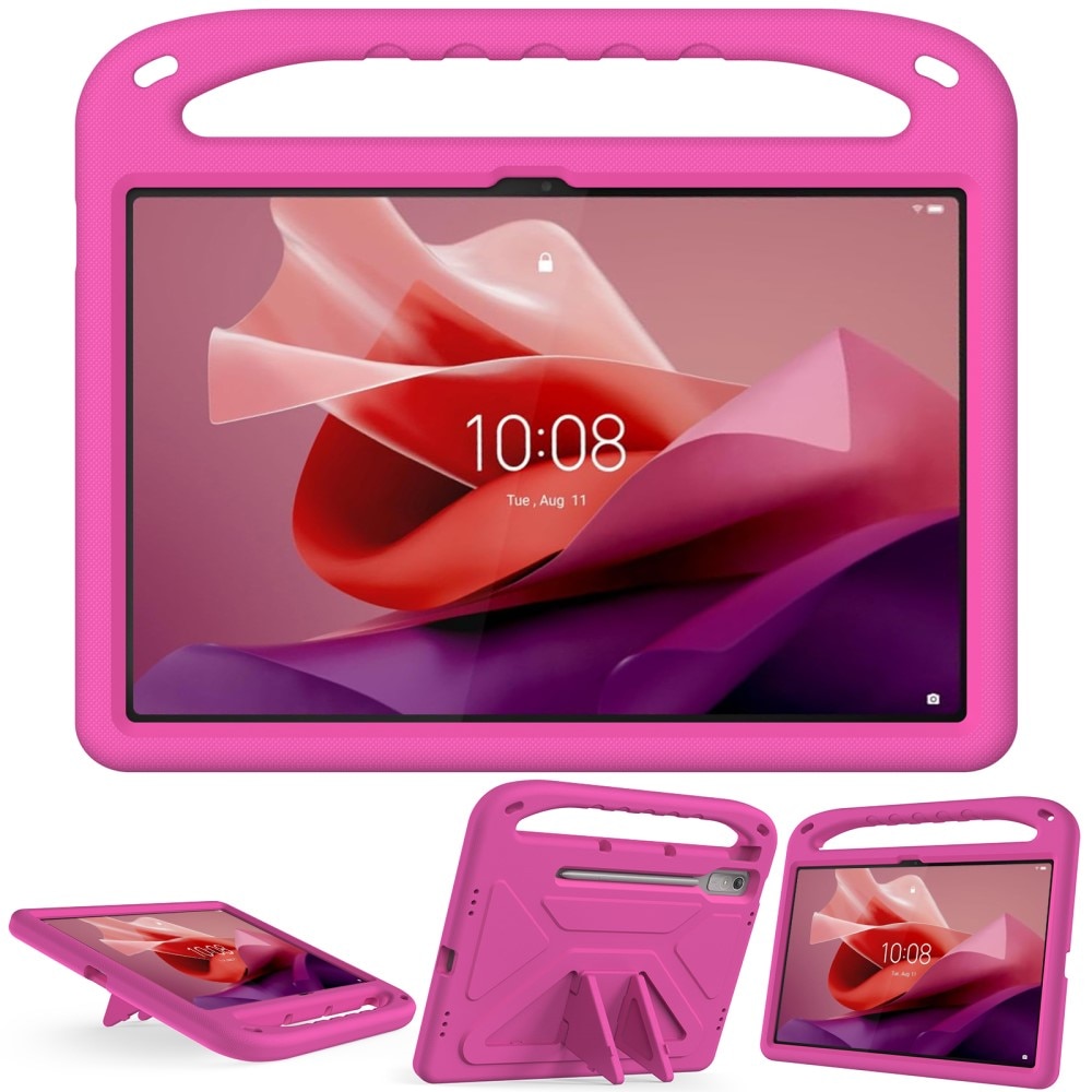 Case Kids with Handle Lenovo Tab P12 Pink