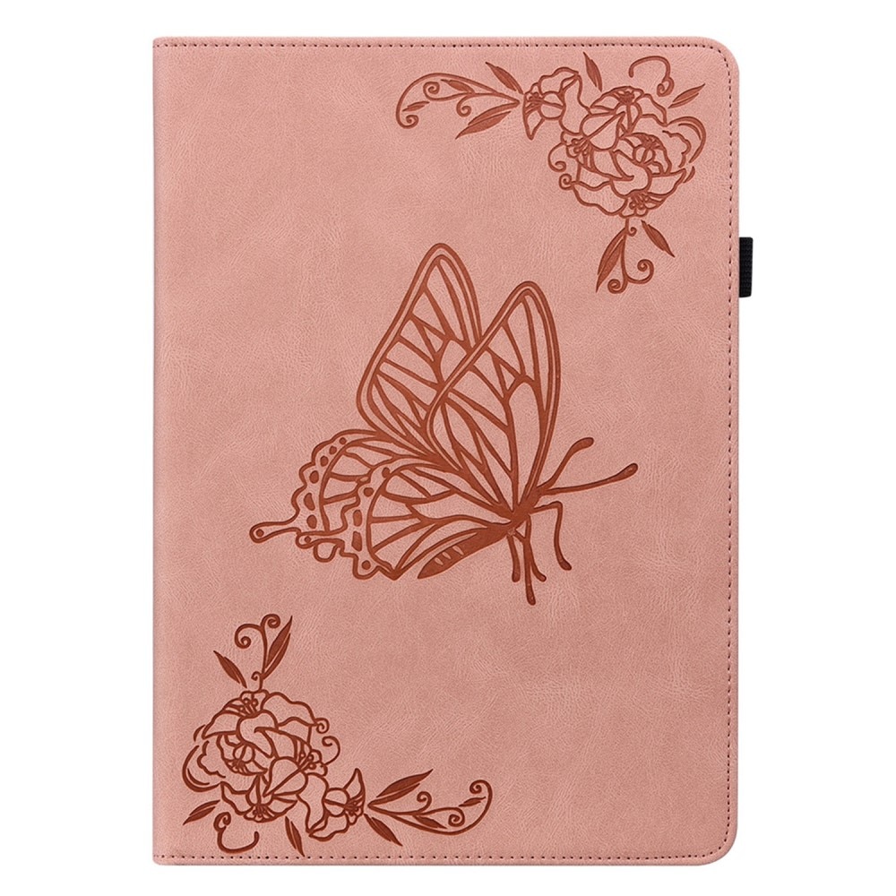 Lenovo Tab M11 Leather Cover Butterflies Pink