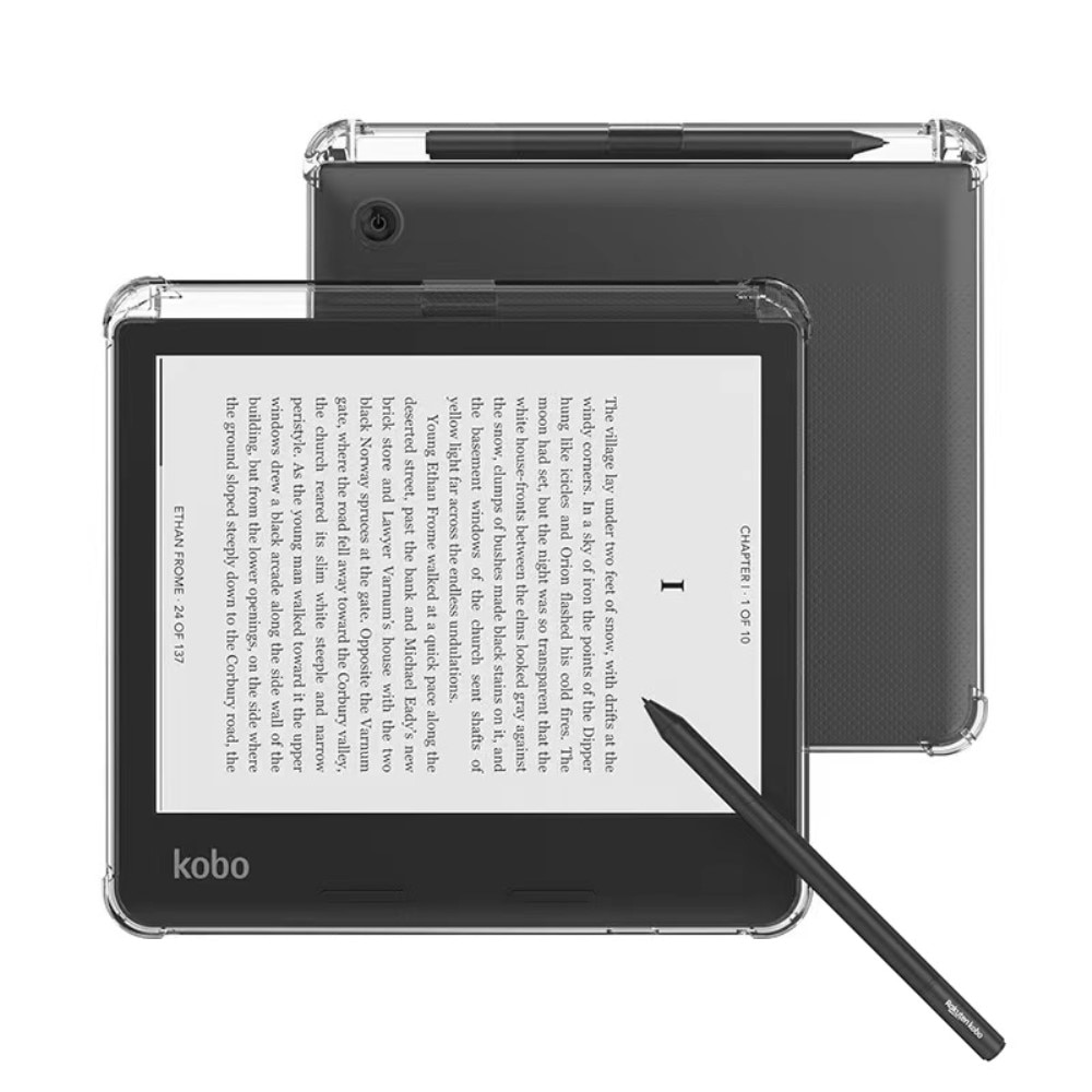 Kobo Sage Case w. Pen-holder Transparent