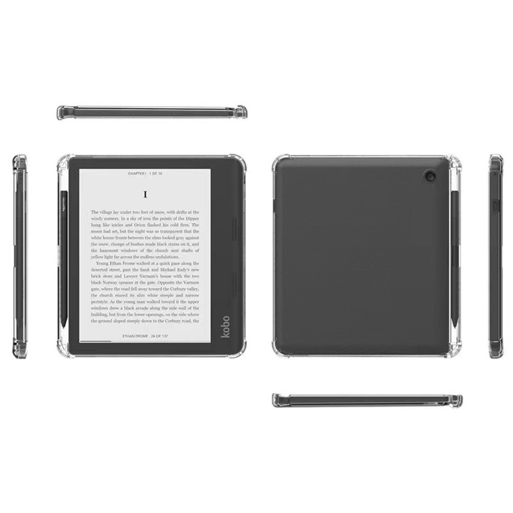 Kobo Sage Case w. Pen-holder Transparent