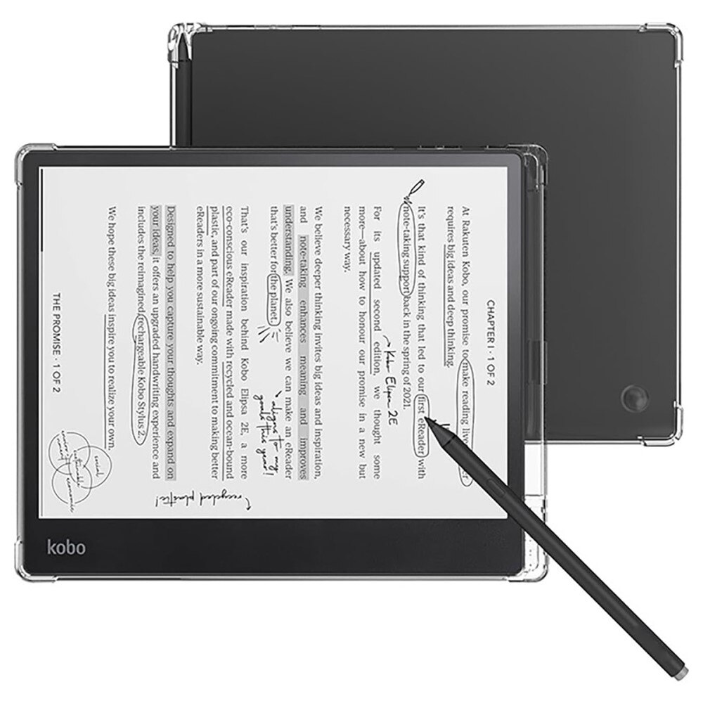 Kobo Elipsa 2E Case w. Pen-holder Transparent