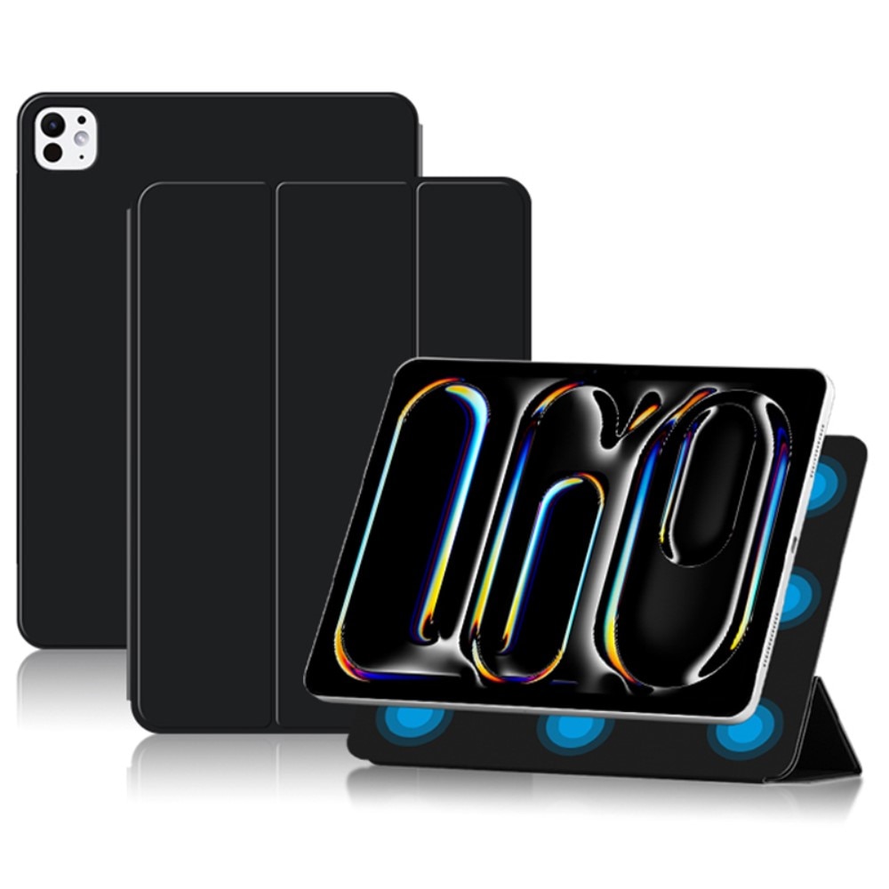 iPad Pro 11 5th Gen (2024) Tri-Fold Magnetic Cover Black