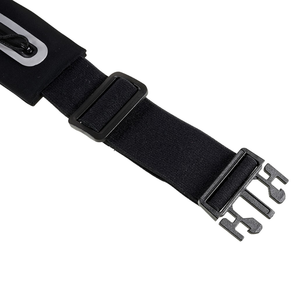 Sports Belt with two pockets Black