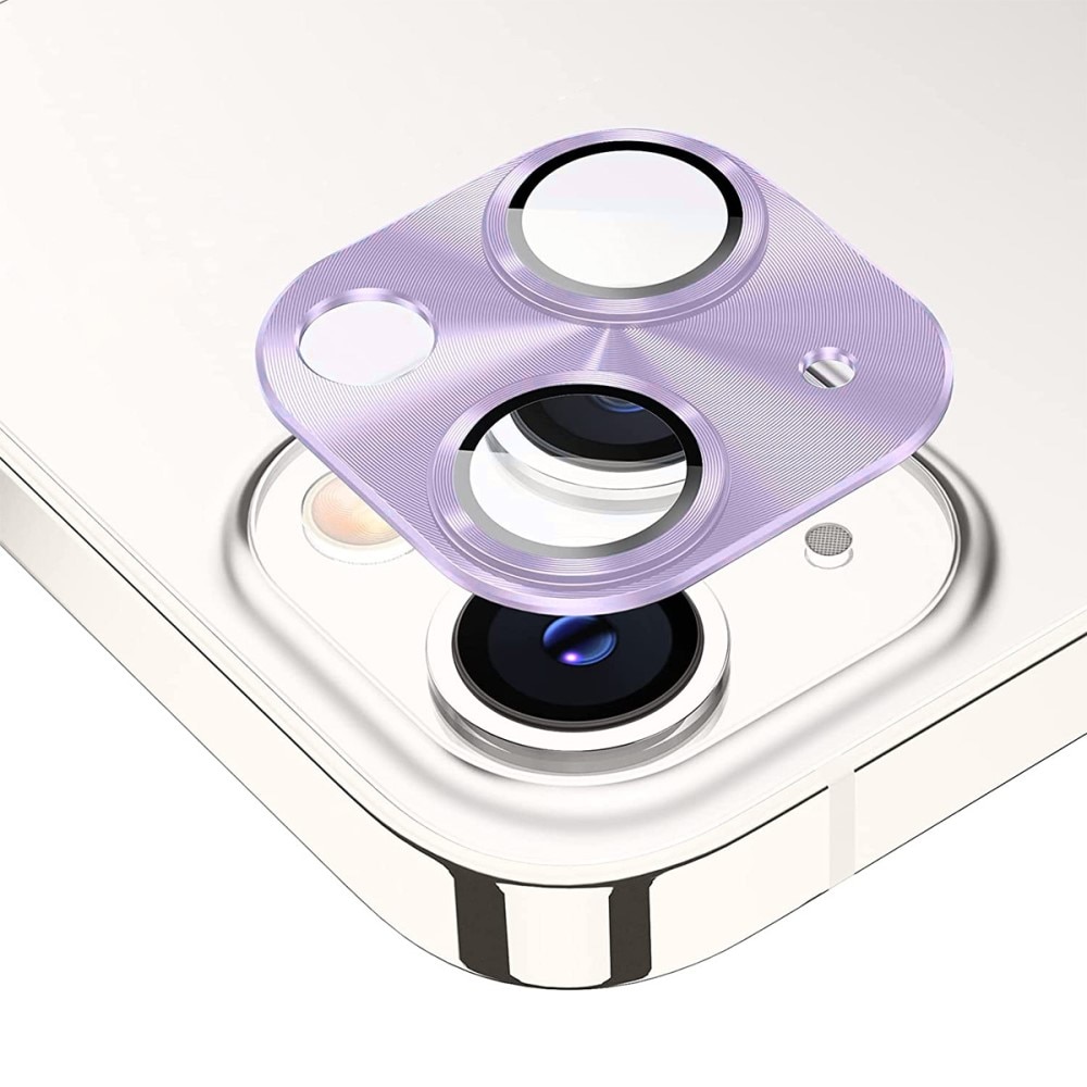 iPhone 14 Camera Protector Tempered Glass Aluminium Purple