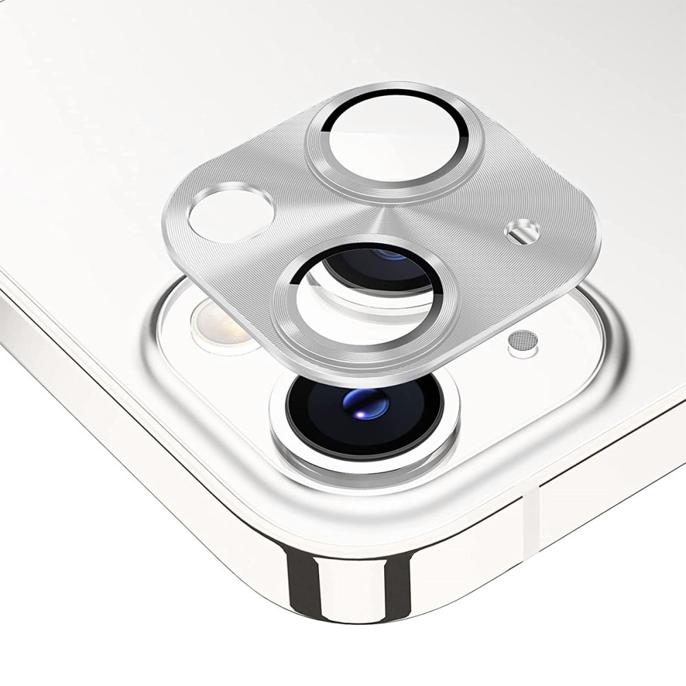 iPhone 14/14 Plus Camera Protector Tempered Glass Aluminium Silver