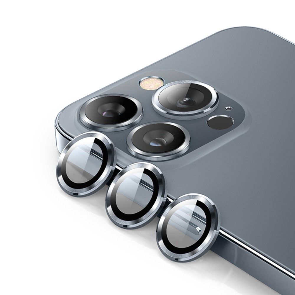 iPhone 14 Pro/14 Pro Max Tempered Glass Lens Protector Aluminium Black