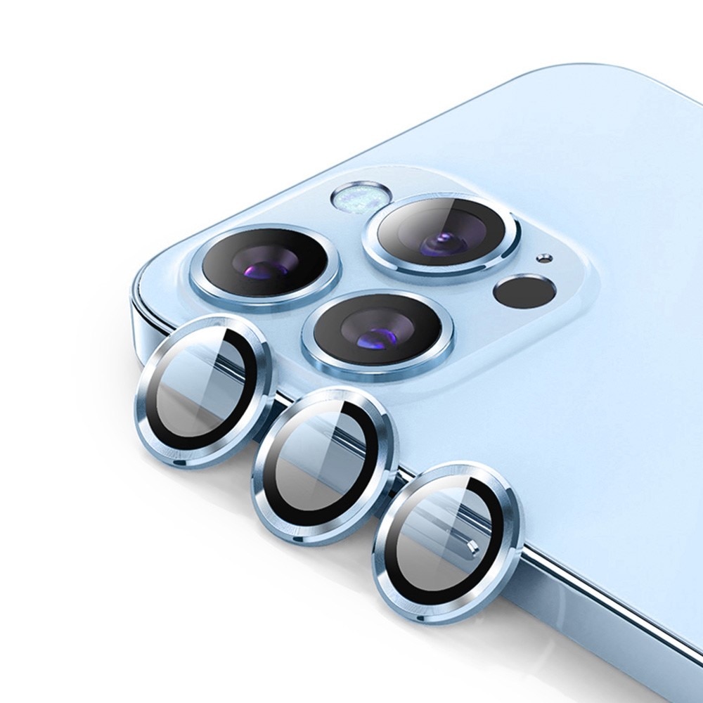 iPhone 14 Pro/14 Pro Max Tempered Glass Lens Protector Aluminium Blue