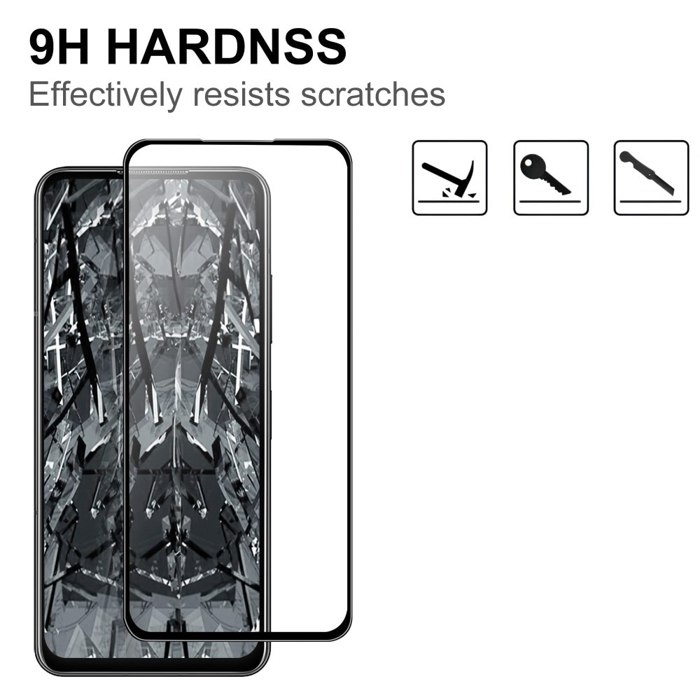 Tempered Glass Full-Cover Screen Protector Asus Zenfone 9 Black