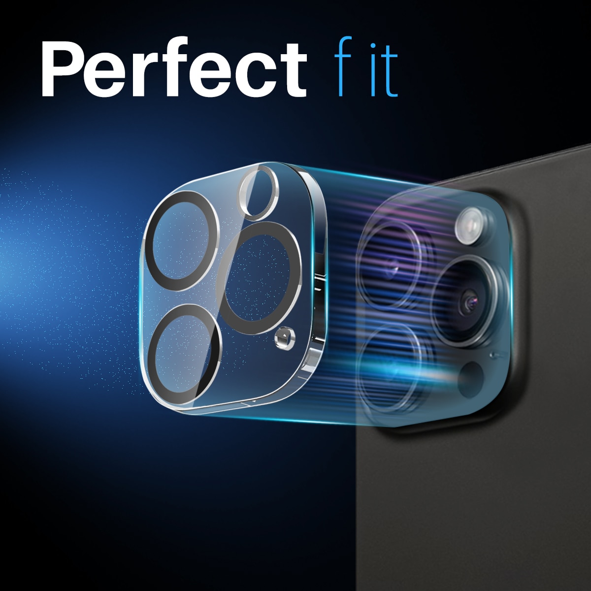 iPhone 16 Pro Tempered Glass Lens Protector (2-pack)