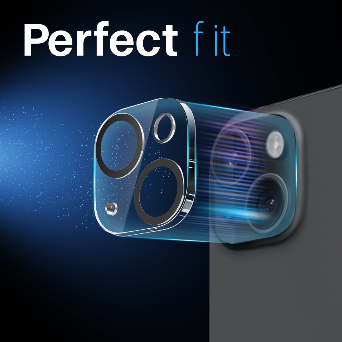 iPhone 15 Tempered Glass Lens Protector (2-pack)