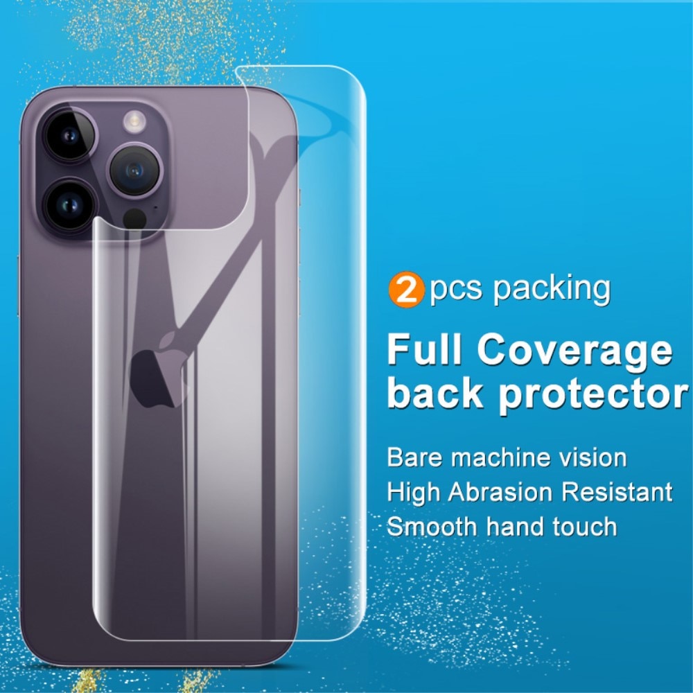 iPhone 14 Pro Hydrogel Film Back (2-pack)