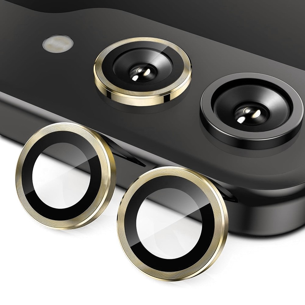 Samsung Galaxy Z Flip 7 Tempered Glass Lens Protector Aluminium Gold