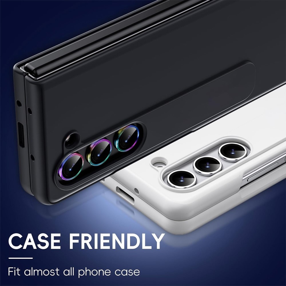 Samsung Galaxy Z Fold 7 Tempered Glass Lens Protector Aluminium Black