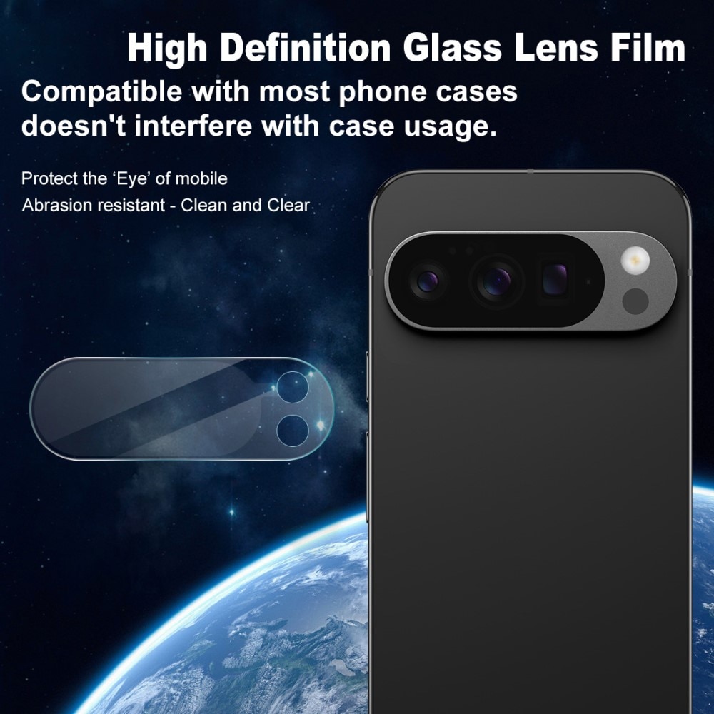 Google Pixel 10 Pro Tempered Glass Camera Protector Transparent