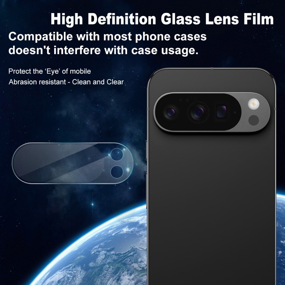 Google Pixel 10 Pro XL Tempered Glass Camera Protector Transparent