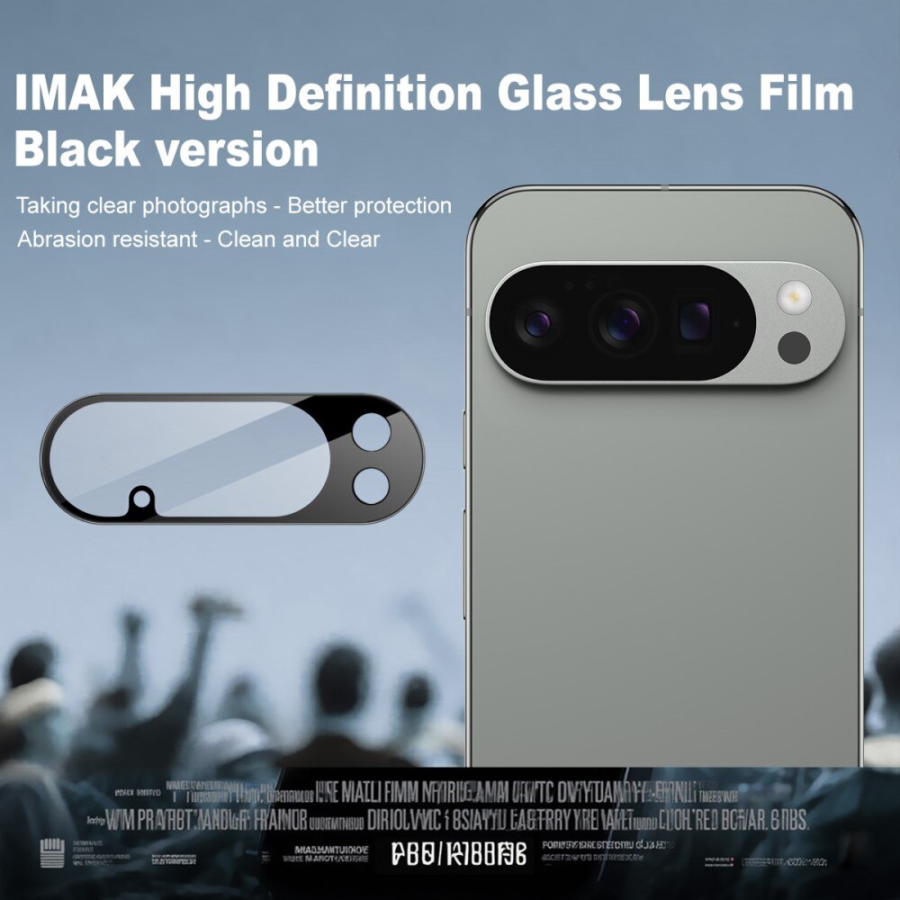 Google Pixel 10 Pro XL Tempered Glass 0.2mm Lens Protector Black