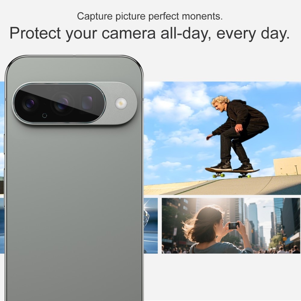 Google Pixel 10 Tempered Glass Lens Protector (2-pack) Transparent