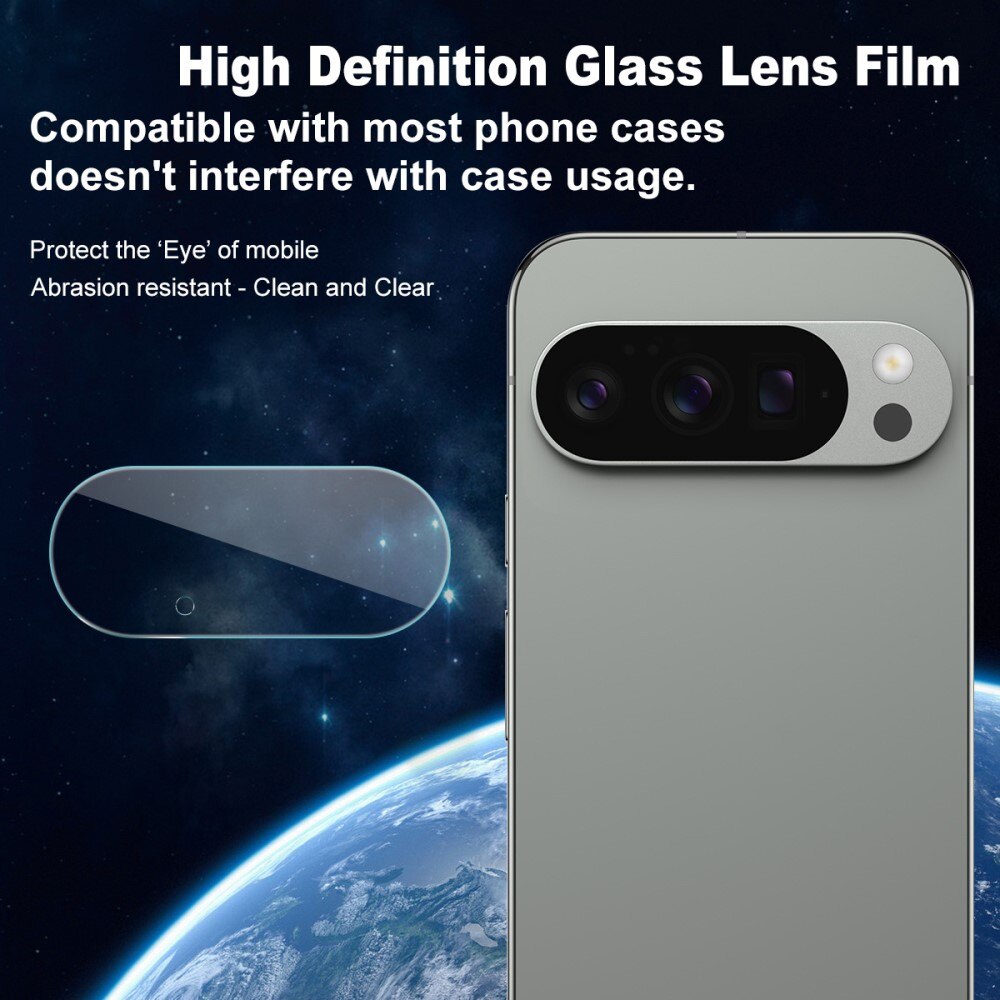 Google Pixel 10 Pro XL Tempered Glass Lens Protector (2-pack) Transparent