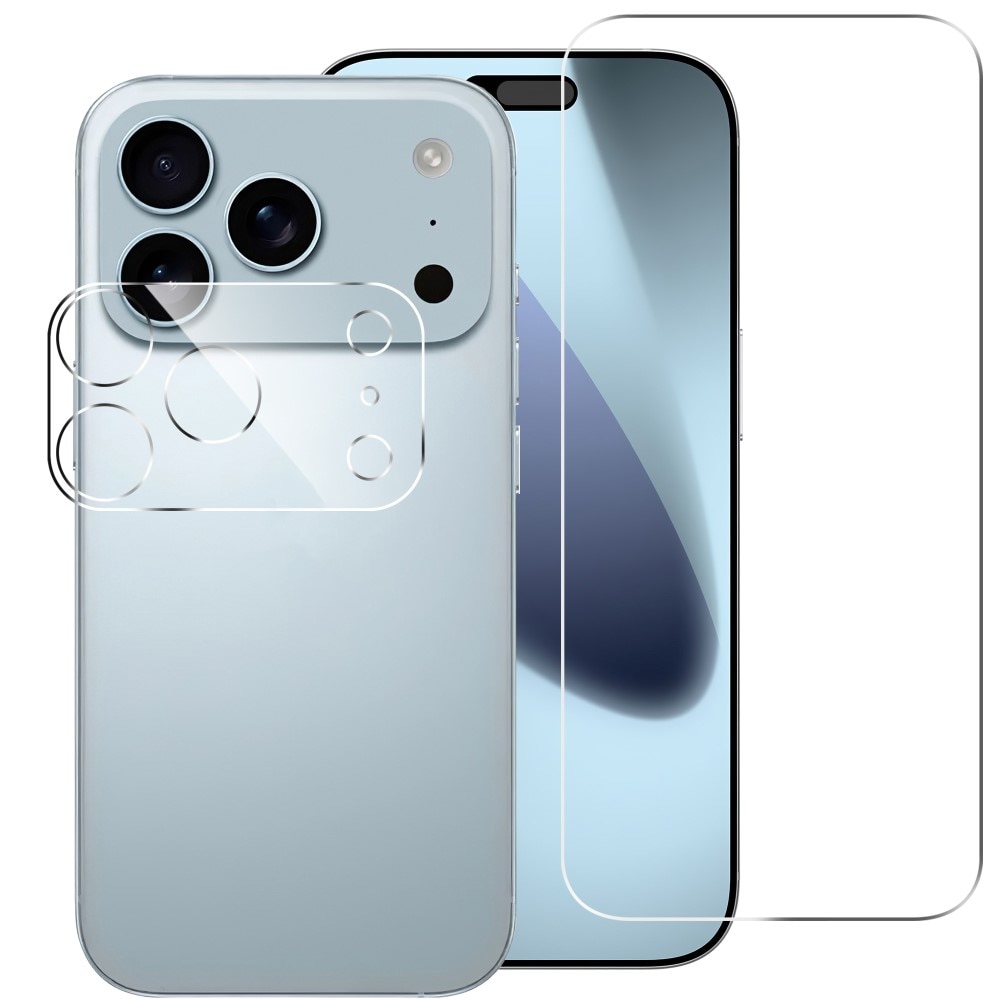 iPhone 17 Pro Max Tempered Glass Screen & Camera Protector