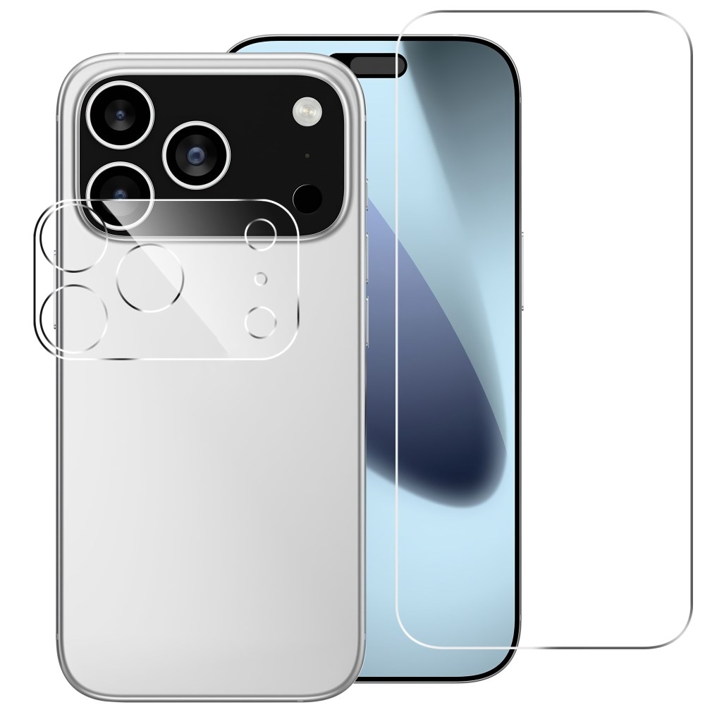 iPhone 17 Pro Tempered Glass Screen & Camera Protector