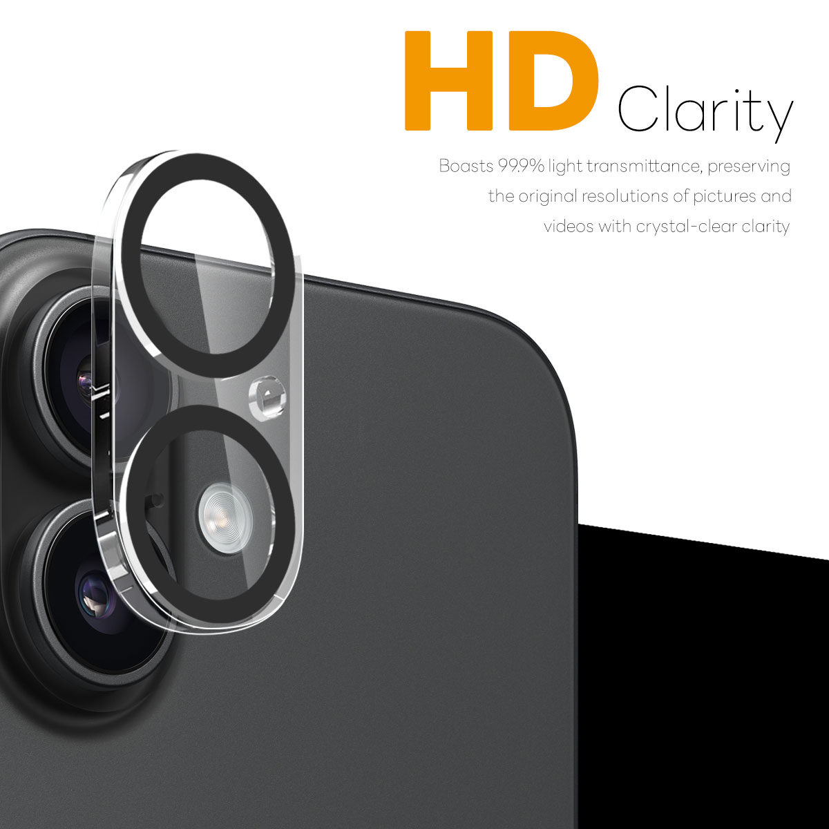 iPhone 17 Tempered Glass Lens Protector (2-pack)