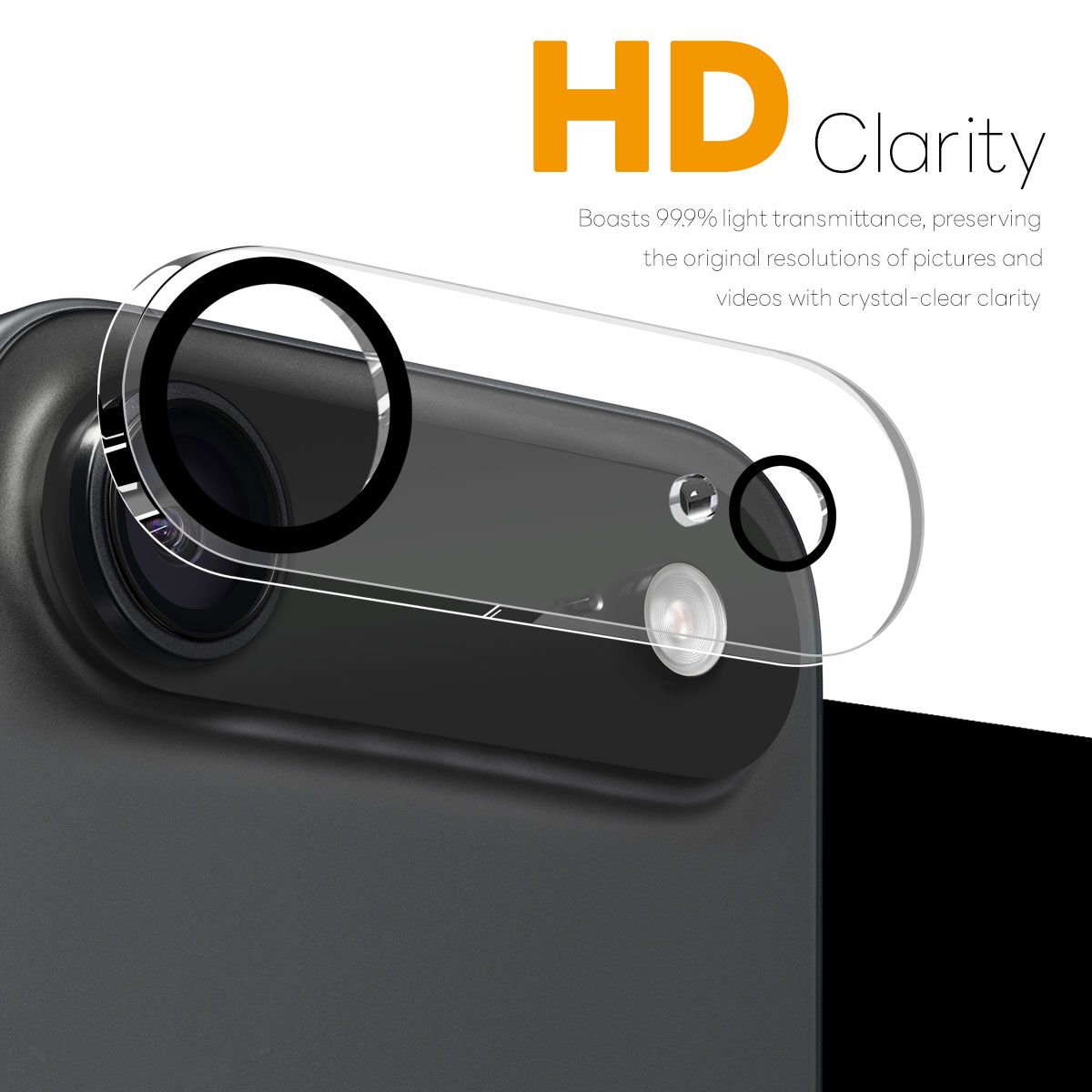 iPhone 17 Air Tempered Glass Lens Protector (2-pack)