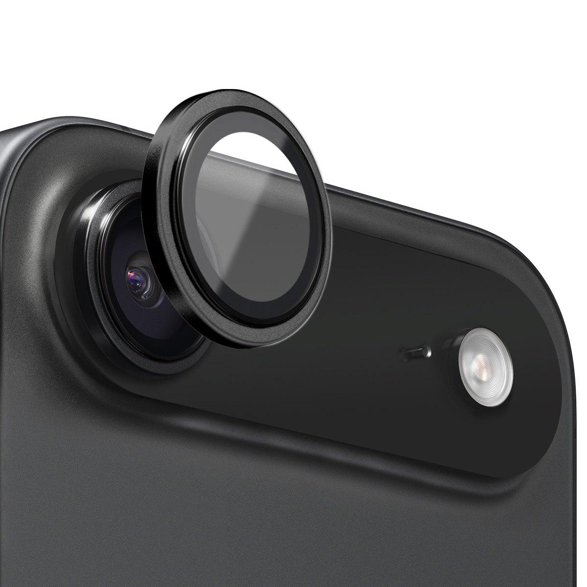 iPhone 17 Air Tempered Glass Lens Protector Aluminum Black