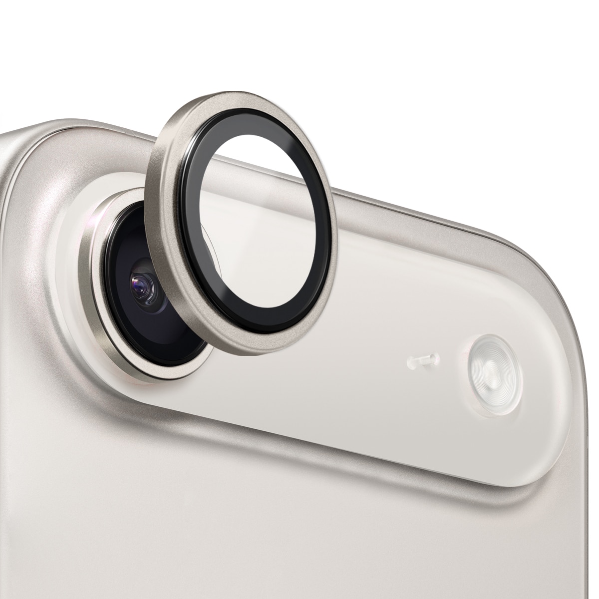 iPhone 17 Air Tempered Glass Lens Protector Aluminum Grey