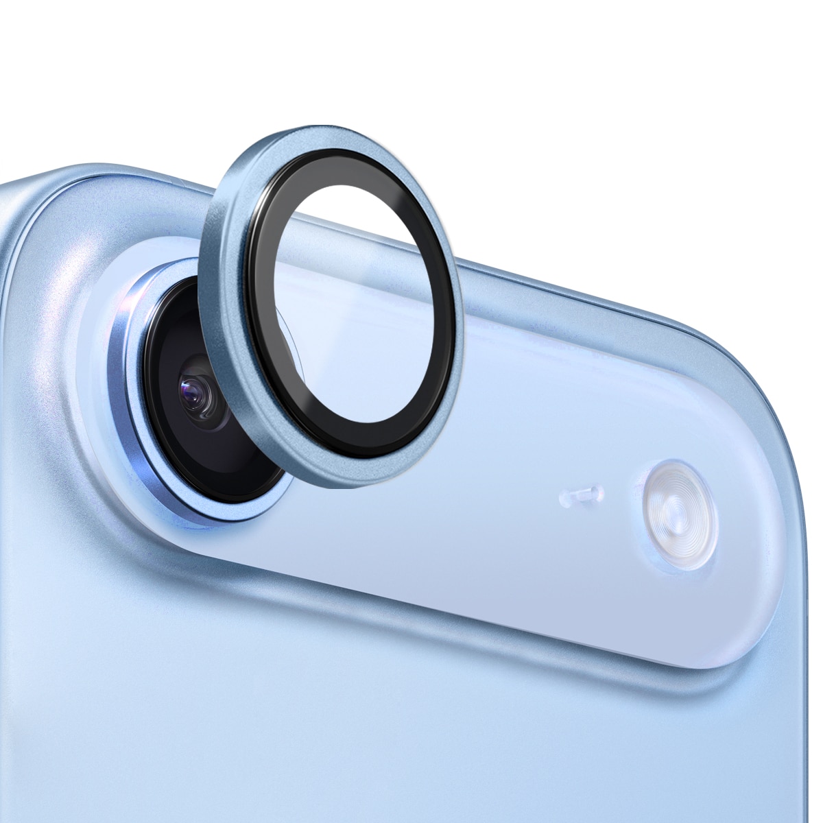 iPhone 17 Air Tempered Glass Lens Protector Aluminum Blue