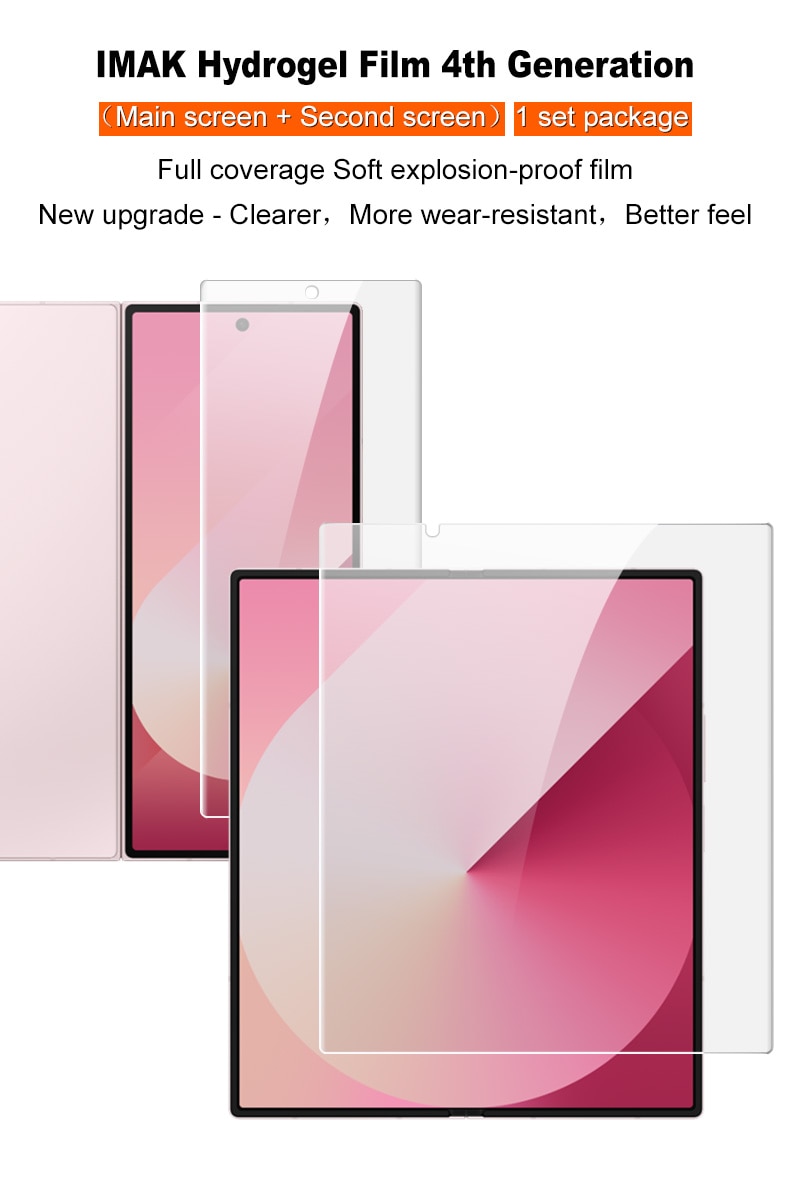 Samsung Galaxy Z Fold 7 Hydrogel Full-Cover Screen Protector