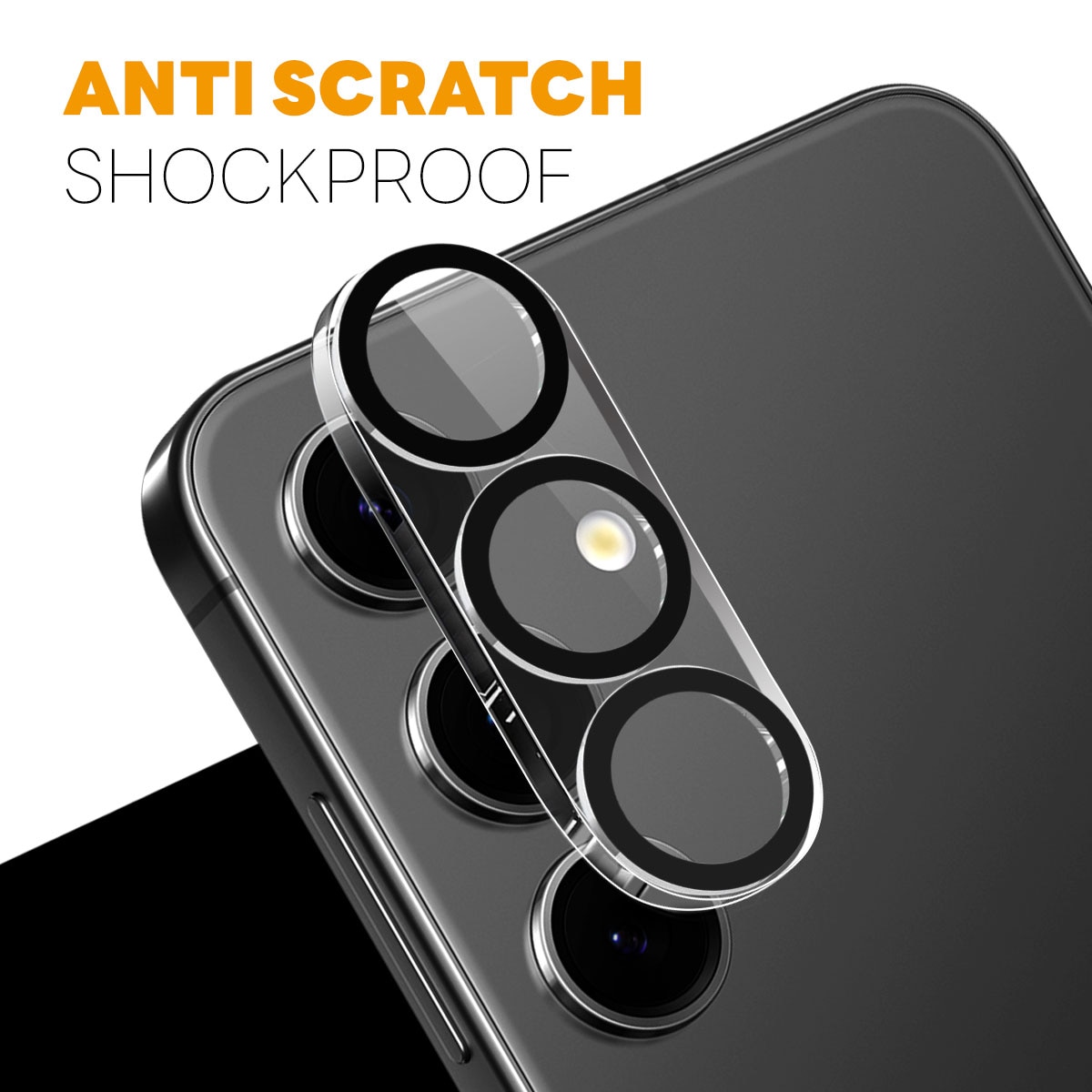 Samsung Galaxy S25 FE Tempered Glass Lens Protector (2-pack)