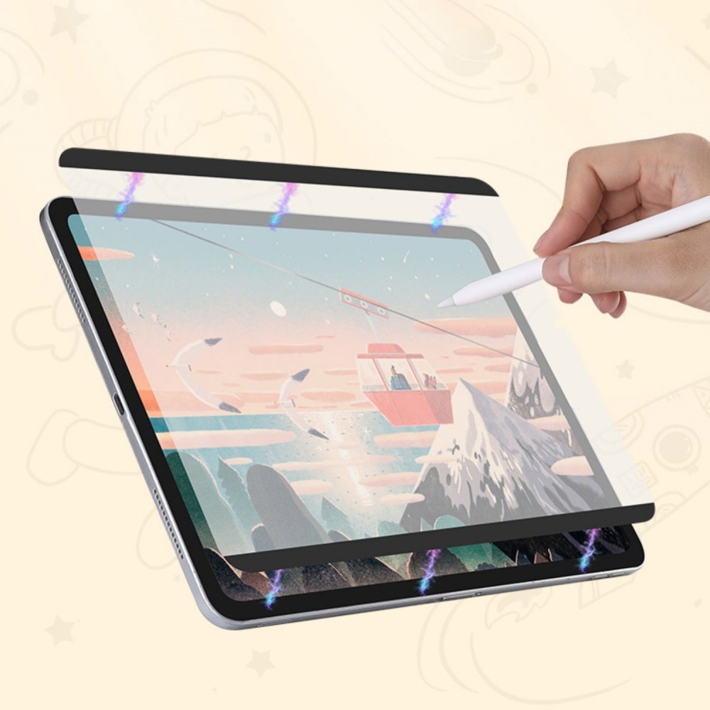 iPad Pro 12.9 5th Gen (2021) Magnetic Screen Protector w. Paper Feeling