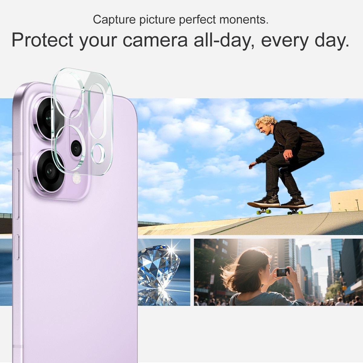 Oppo Reno 14 Tempered Glass 0.2mm Lens Protector Transparent