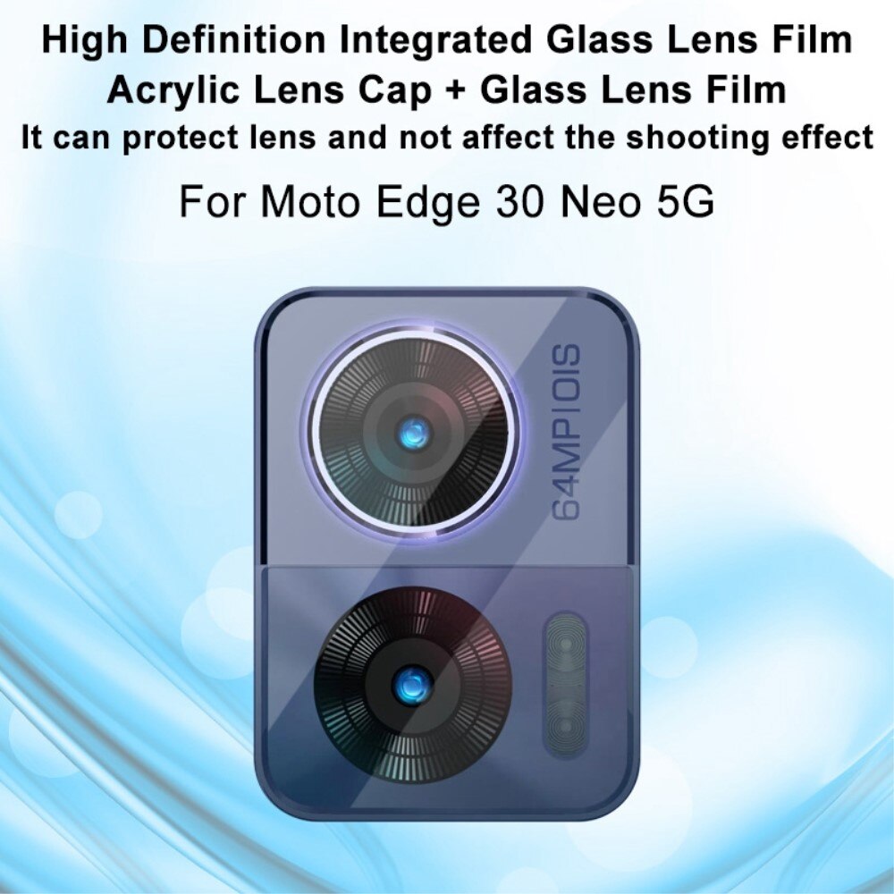 Motorola Edge 30 Neo Tempered Glass 0.2mm Lens Protector Transparent