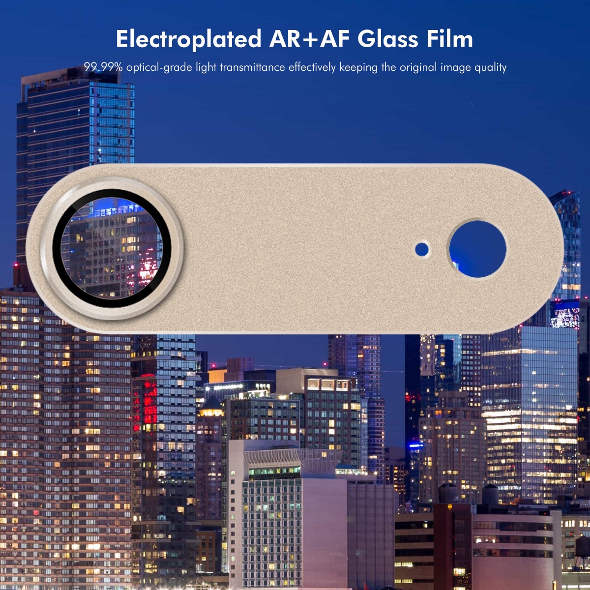 iPhone 17 Air Camera Protector Tempered Glass Aluminium Brown