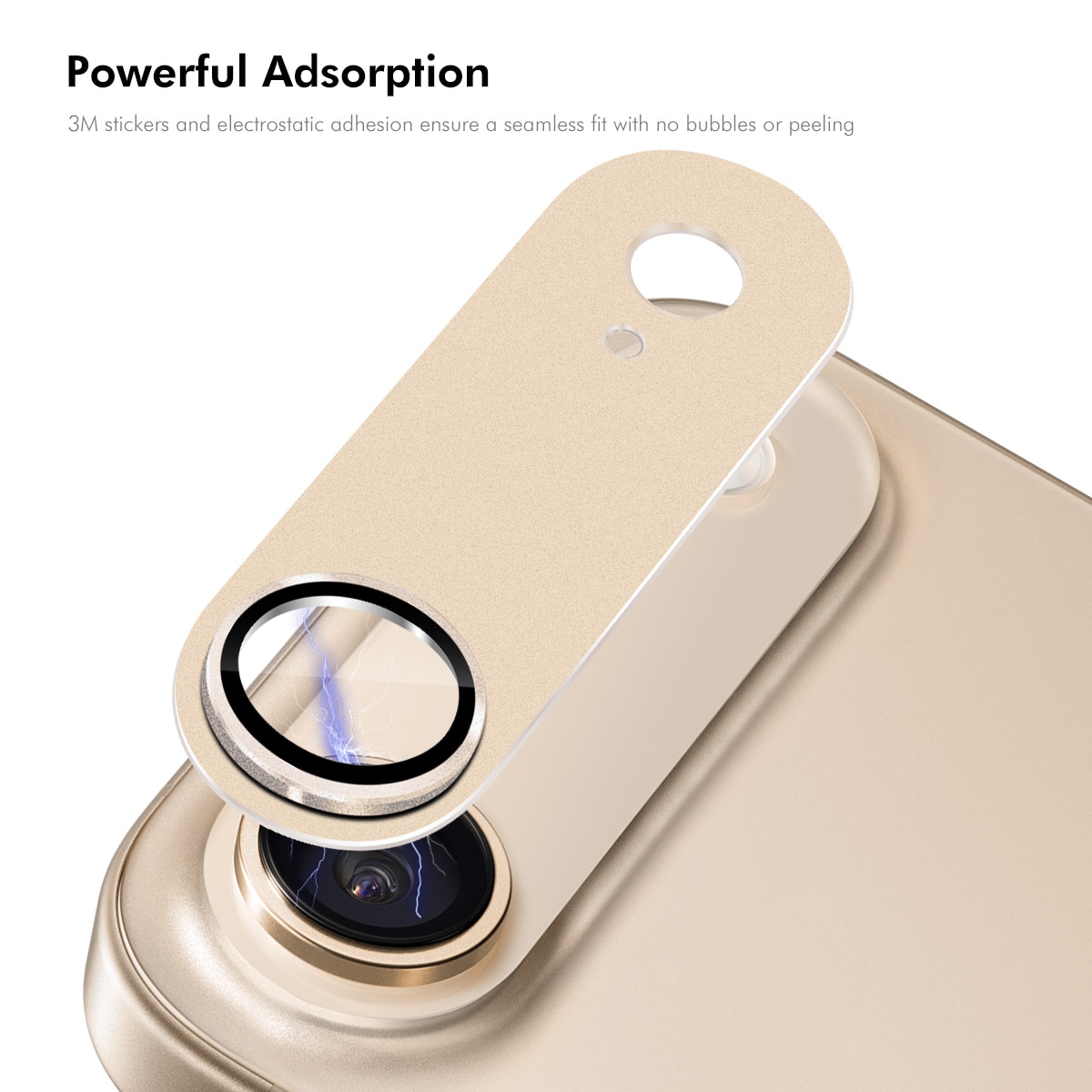 iPhone 17 Air Camera Protector Tempered Glass Aluminium Brown
