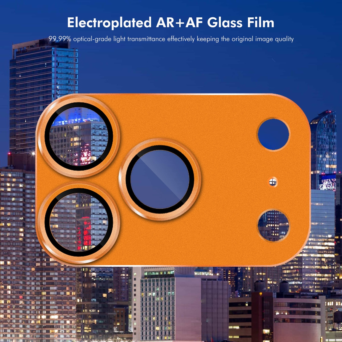 iPhone 17 Pro Camera Protector Tempered Glass Aluminium Brown