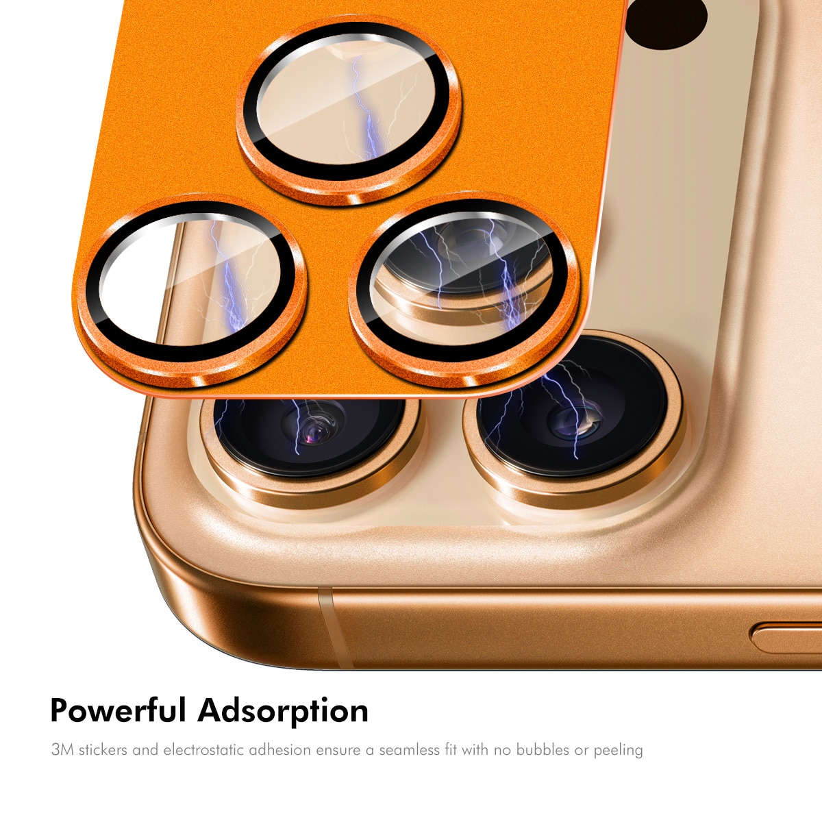 iPhone 17 Pro Camera Protector Tempered Glass Aluminium Brown