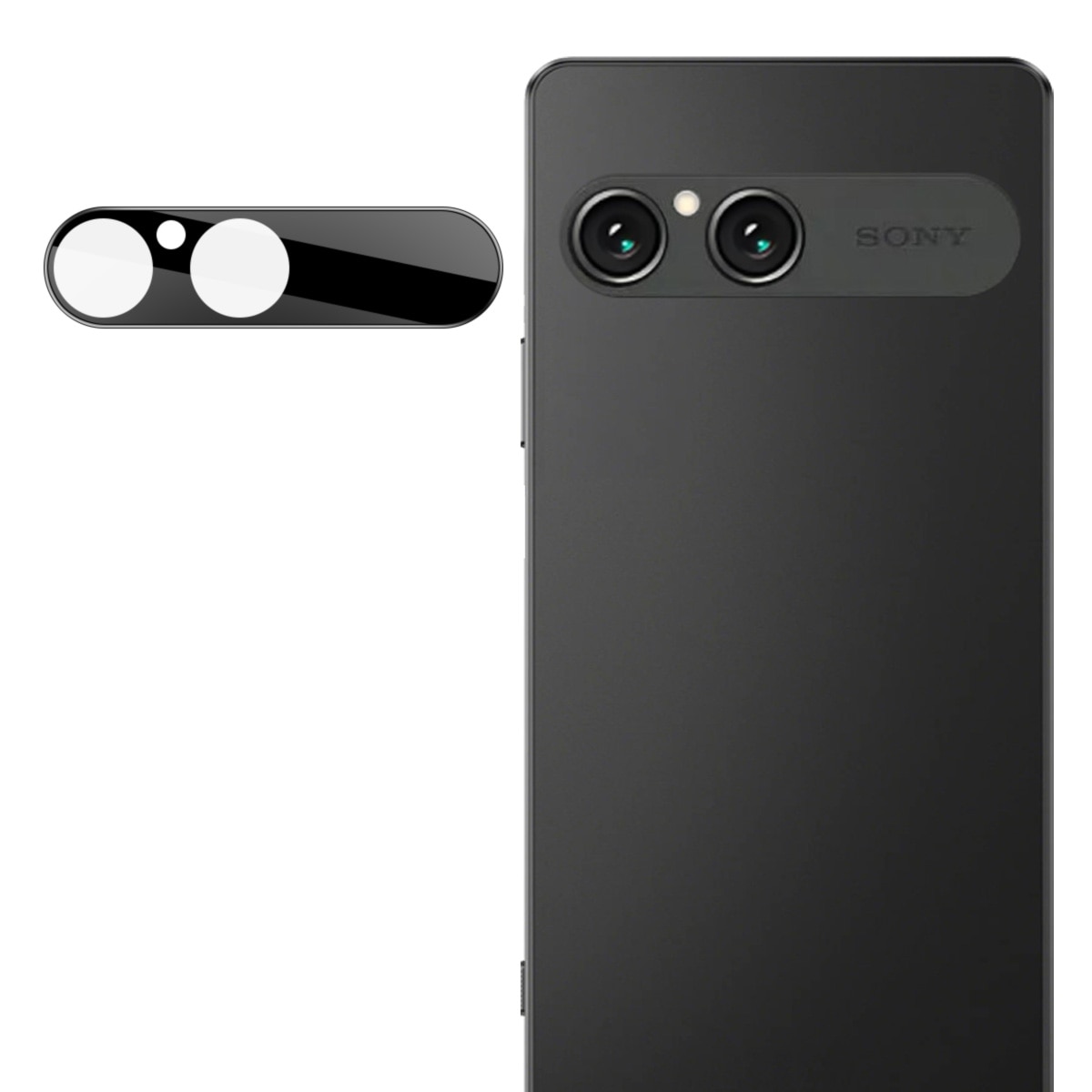 Sony Xperia 10 VII Tempered Glass 0.2mm Lens Protector Black