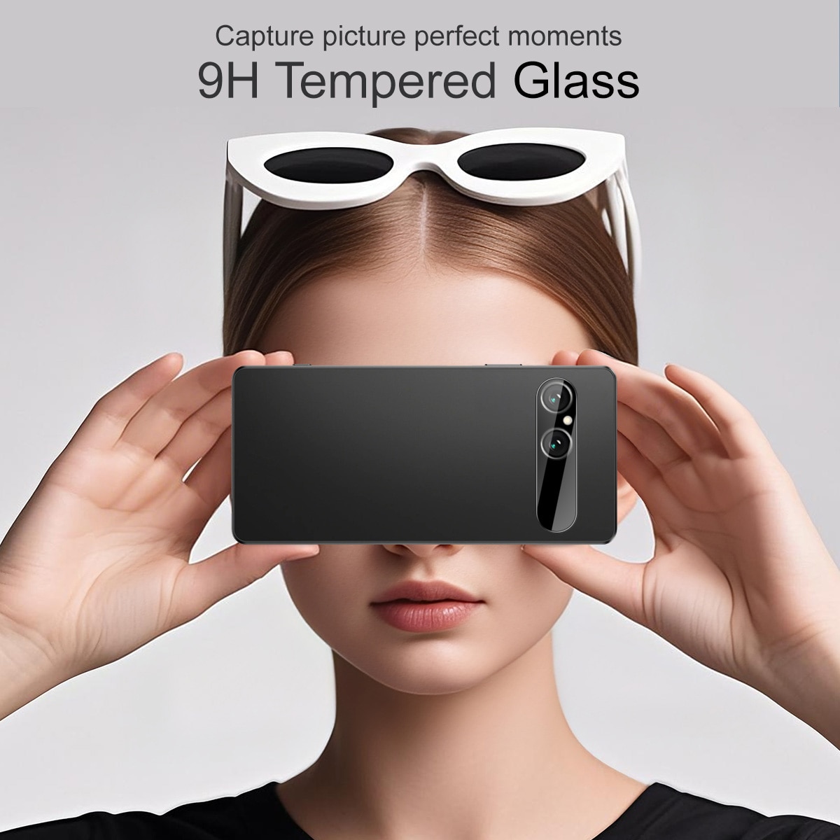 Sony Xperia 10 VII Tempered Glass 0.2mm Lens Protector Black