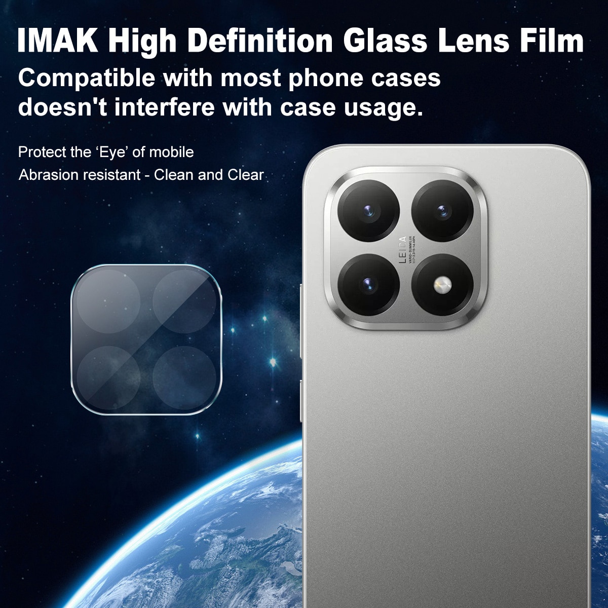 Xiaomi 15T Tempered Glass 0.2mm Lens Protector Transparent