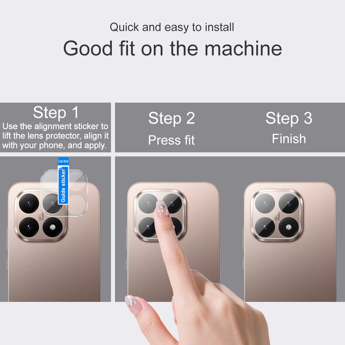 Xiaomi 15T Tempered Glass 0.2mm Lens Protector Transparent