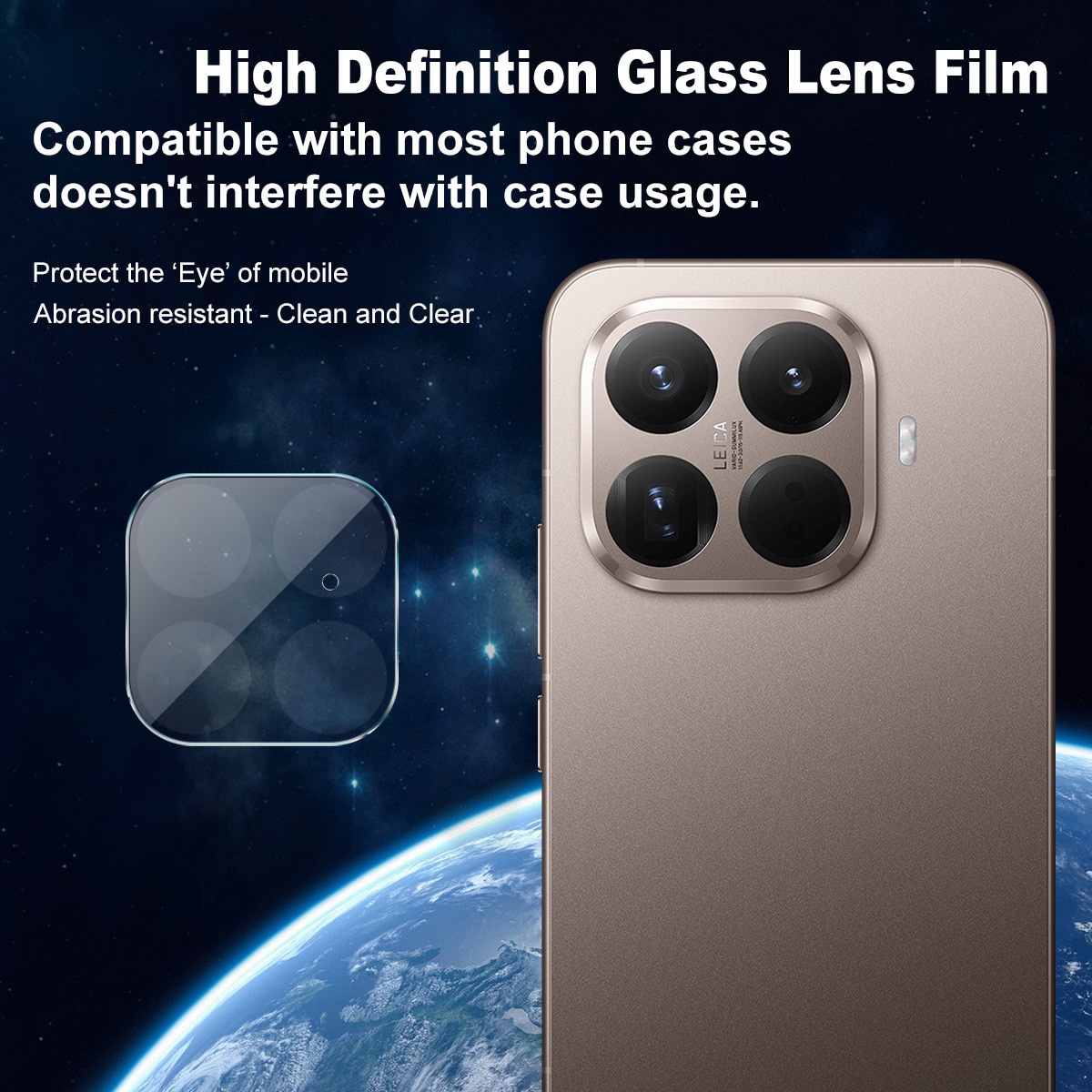 Xiaomi 15T Pro Tempered Glass 0.2mm Lens Protector Transparent