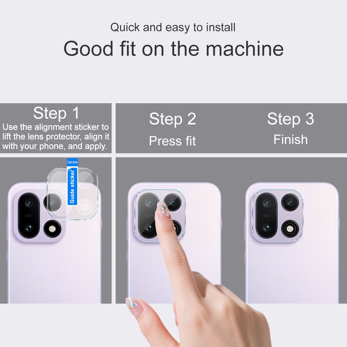  OnePlus 15 Tempered Glass 0.2mm Lens Protector Transparent