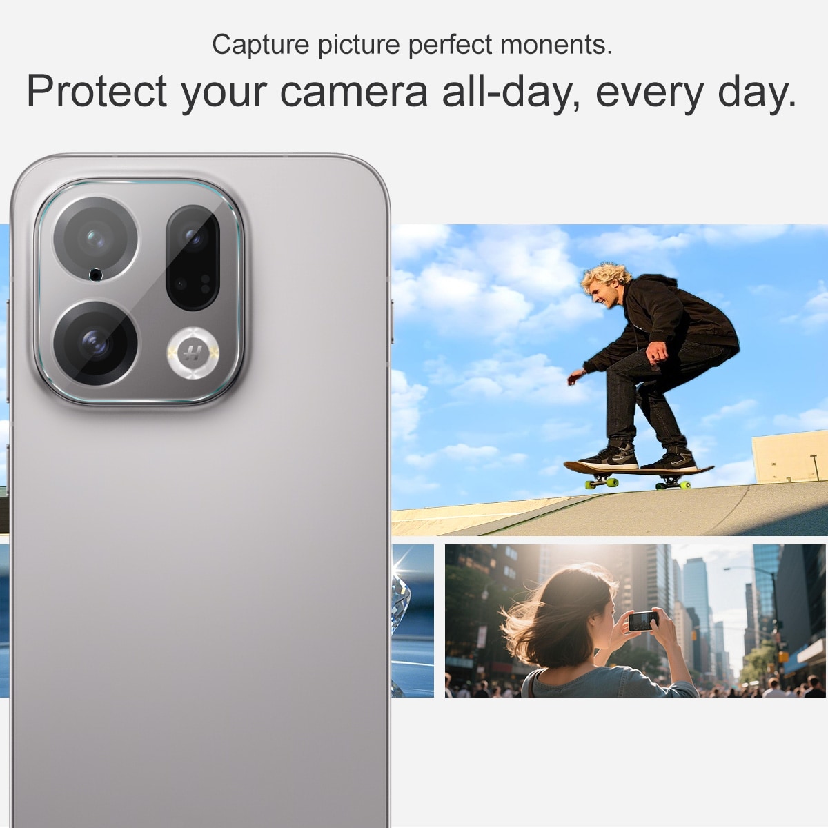 Oppo Find X9 Tempered Glass 0.2mm Lens Protector Transparent