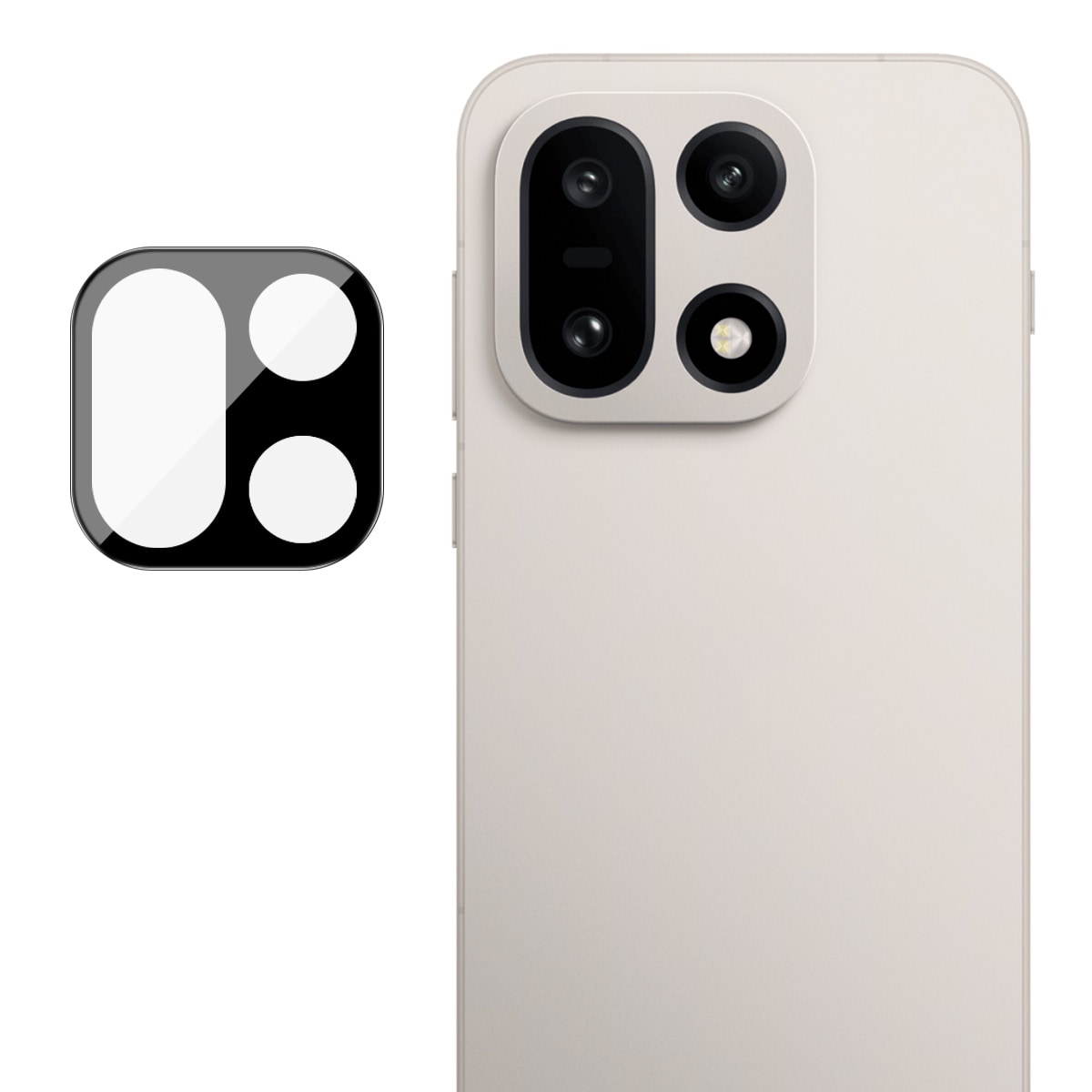  OnePlus 15 Tempered Glass 0.2mm Lens Protector Black