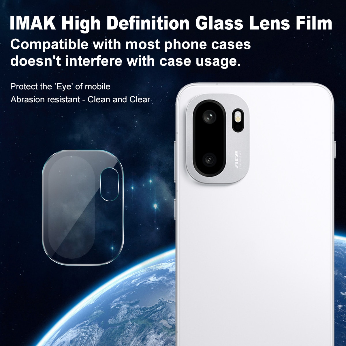  OnePlus 15R Tempered Glass 0.2mm Lens Protector Transparent